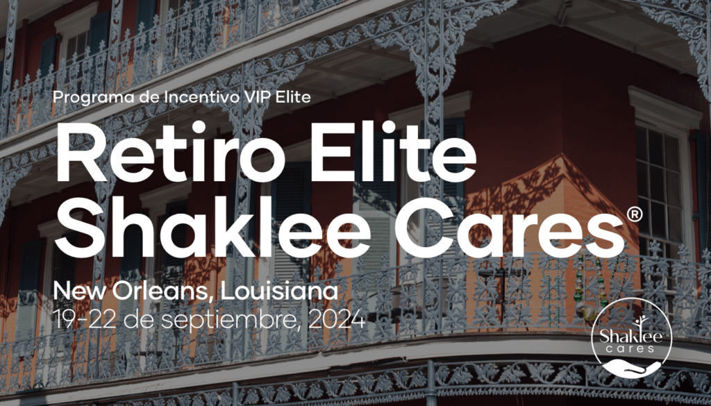 Relájate y ten un impacto real... todo con estilo de lujo en el Retiro Elite Shaklee Cares en Nueva Orleans, Louisiana.