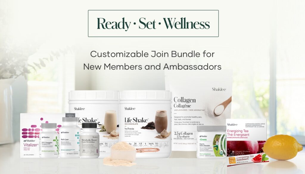 The Ready Set Wellness Bundle provides new people starting with Shaklee a personalized path to true wellness and healthy habits.