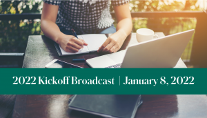 Make plans now to join us on Saturday, January 8th at 9 am PT | Noon ET  to kick off the New Year with a live broadcast to help you and your team start the New Year fresh and strong!