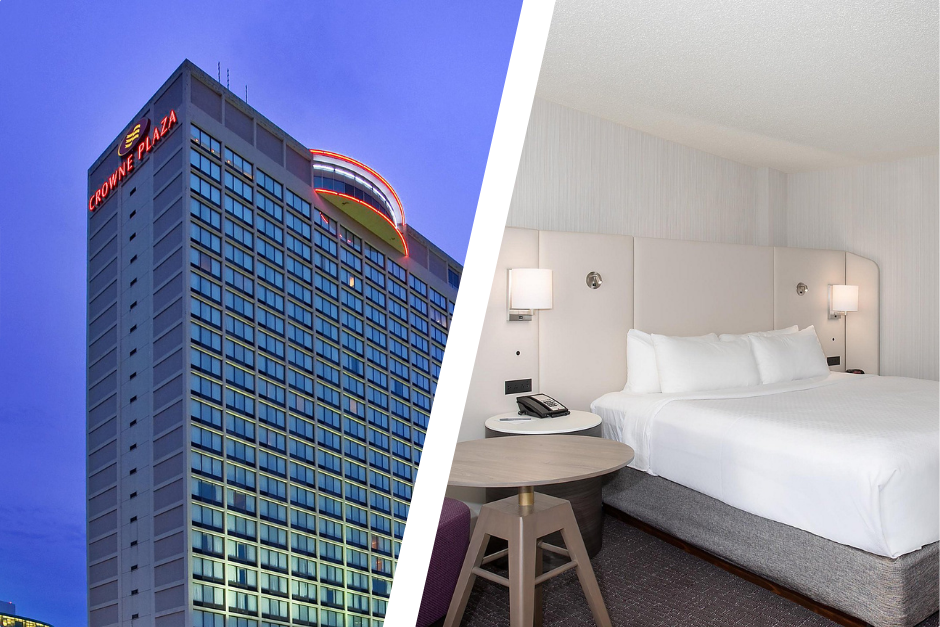Crowne Plaza Hotel and Room