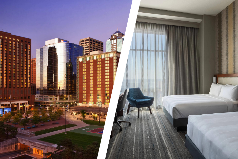 KC Marriott Hotel and Room