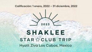 ¡Prepárate para viajar con tu Familia Shaklee a la hermosa Los Cabos para nuestro Viaje de Incentivo Star Club 2023! Cuando hagas crecer tu negocio este año, disfrutarás de 6 días en el hermoso Hyatt Ziva, ¡un lujoso oasis todo incluido para todas las edades!