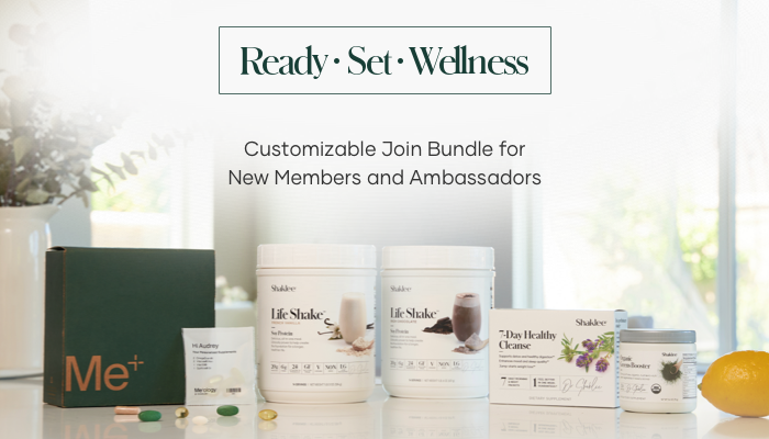 Get new people started on the right path with the Ready Set Wellness Bundle – a personalized path to true wellness.