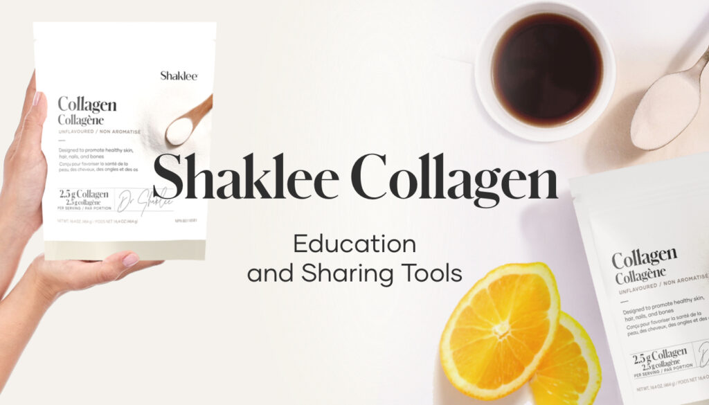 Meet Shaklee Collagen, your daily beauty booster. Learn more about this exciting product and how you can take advantage of Shaklee Collagen to introduce new people to Shaklee!