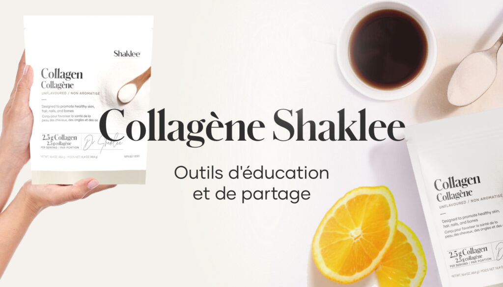 Voici le Collagène Shaklee, votre aide de beauté quotidienne. Apprenez-en plus à propos de ce produit extraordinaire et découvrez comment profiter de l’arrivée du Collagène Shaklee pour initier de nouvelles personnes à Shaklee!