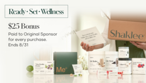 We want everyone to experience the beauty and simplicity of the Ready Set Wellness Bundle, so we’re making it available to the whole Shaklee Family for the special price of $169. Ends 8/31.