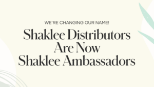 The Shaklee brand has undergone an amazing transformation…and now we’re transforming the way we talk about our wellness community.