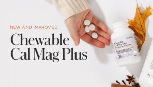 New and improved with a naturally delicious orange flavour, improved mouth feel, and reduced chalkiness, this enhanced version of our chewable calcium supplement has a lower price per serving and higher PV.