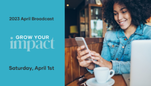 Make plans now to join us on Saturday, April 1st at 10 am PT | 1 pm ET to start fresh with a new quarter and the inspiration to Grow Your Impact through your Shaklee business!