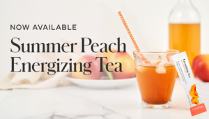 Get ready to enjoy the taste of summertime year-round as we welcome back Summer Peach Energizing Tea!