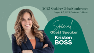 We're pleased to welcome to the 2023 Shaklee Global Conference as a special guest speaker, Kristen Boss!