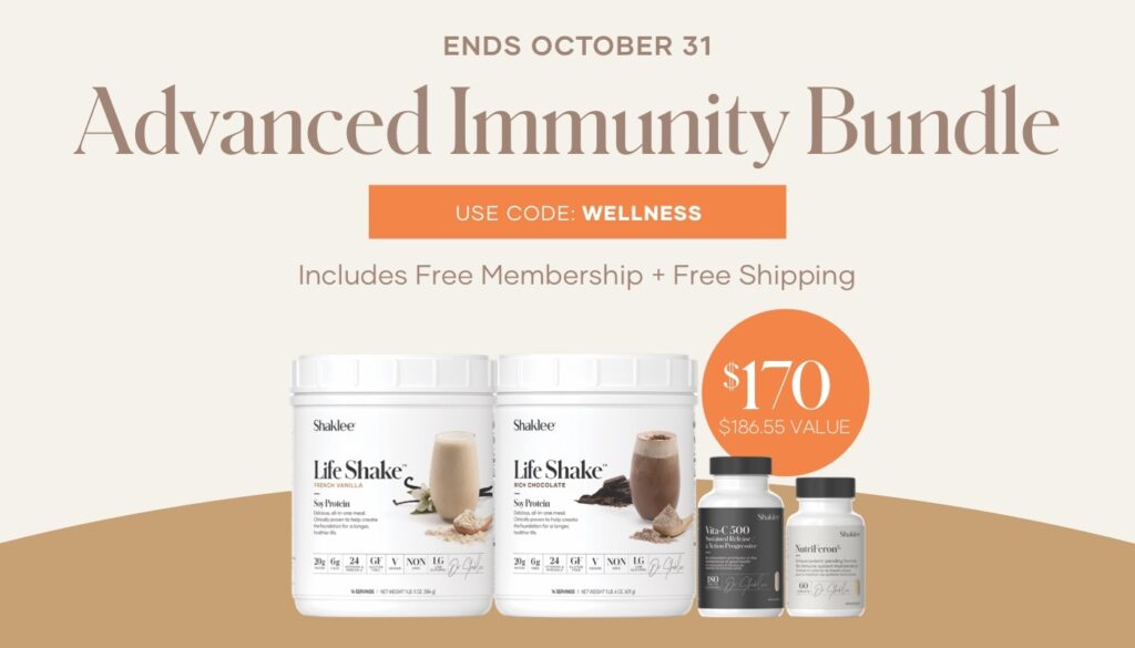 To support your Immunity Customer Group this month, we’re offering a specially priced Advanced Immunity Bundle for $170 Member Price (a $186.55 Product Value) with 107.85 PV.