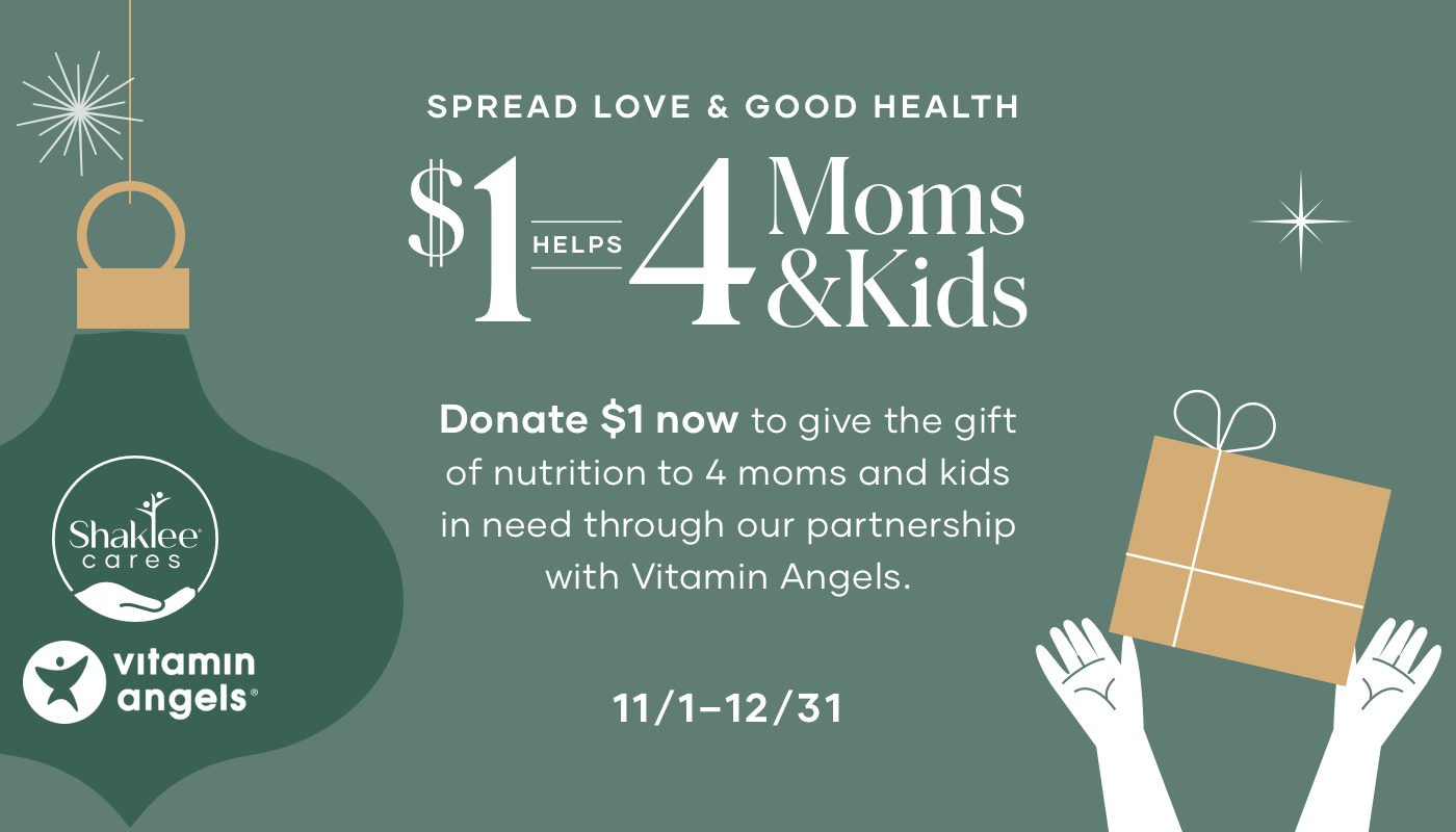 2023_11_$1 Shaklee Cares Holiday Donation_Banner_ArticleFeed v1