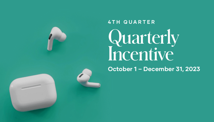 Enjoy your favorite audio in style when you qualify for the Q4 incentive! Introduce new people to Shaklee between October 1st and December 31st to earn premium wireless headphones, including the Apple® AirPods® Max!