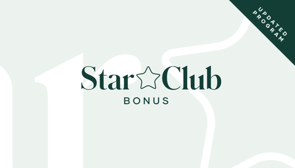 Starting January 1st, build your business with a new, more flexible way to earn Star Club Bonuses.