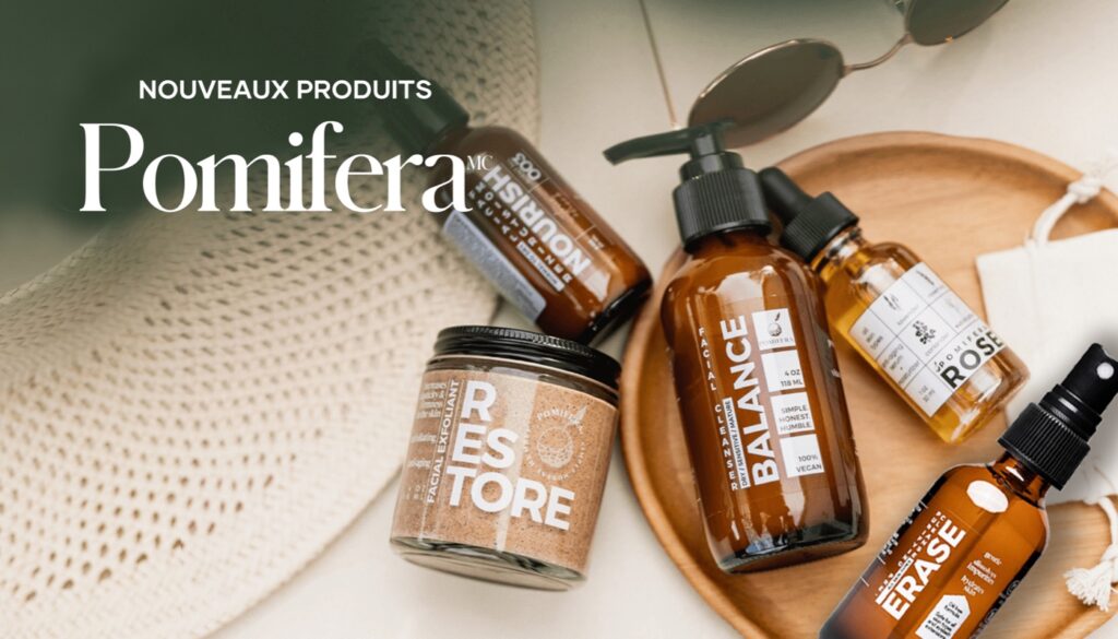 PomiferaMC – une gamme de soins minimalistes contenant l’une des huiles les plus durables de la nature.