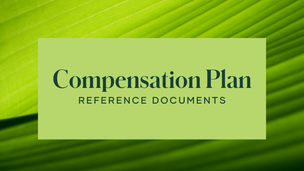 Compensation Plan Reference Documents