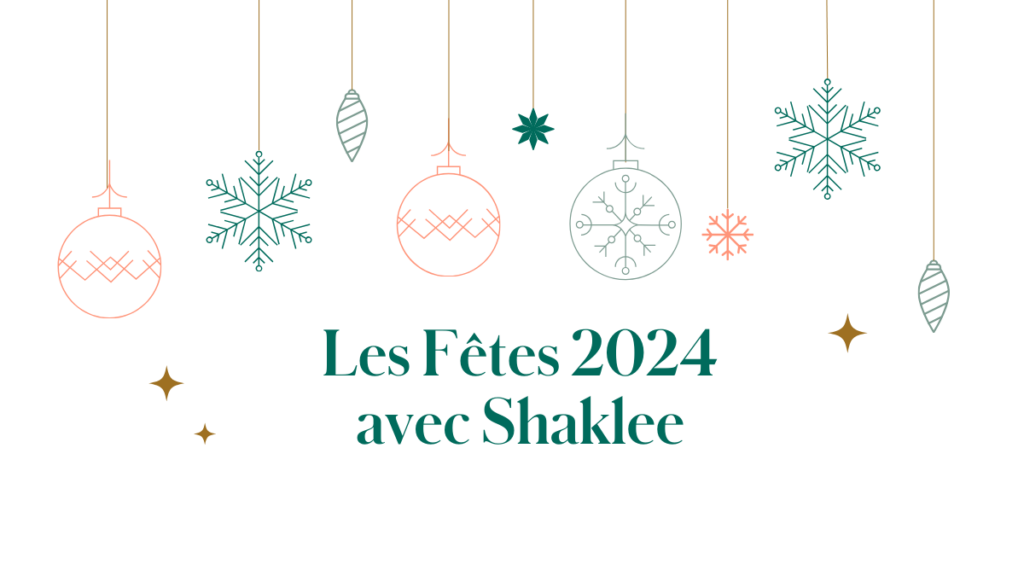 La période des Fêtes arrive bientôt! C’est un moment festif pour passer du temps avec vos amis, votre famille et vos communautés – c’est aussi un moment incroyablement dynamique chez Shaklee!