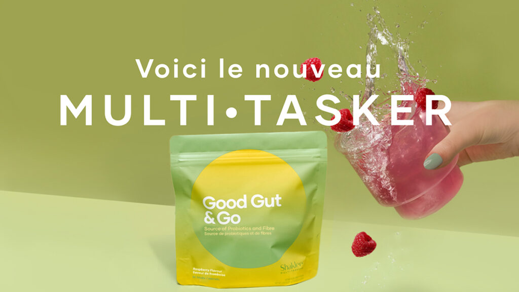 Notre MultiTasker Good Gut & Go, très attendu, est maintenant disponible! Profitez des bienfaits de Good Gut & Go lorsque votre corps commence à équilibrer les bonnes bactéries et à garder votre régularité avec ce mélange de poudre synbiotique à la framboise.