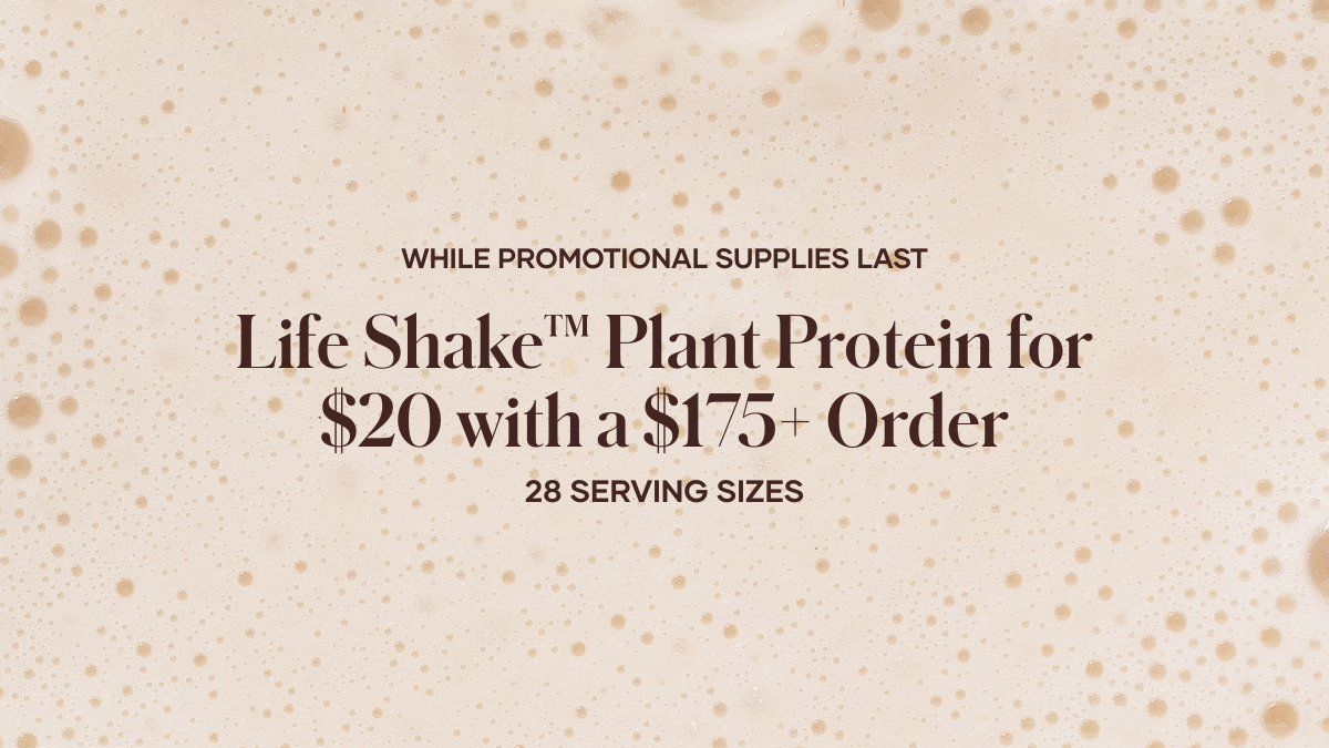 May 2025 Life Shake Promo Banner English