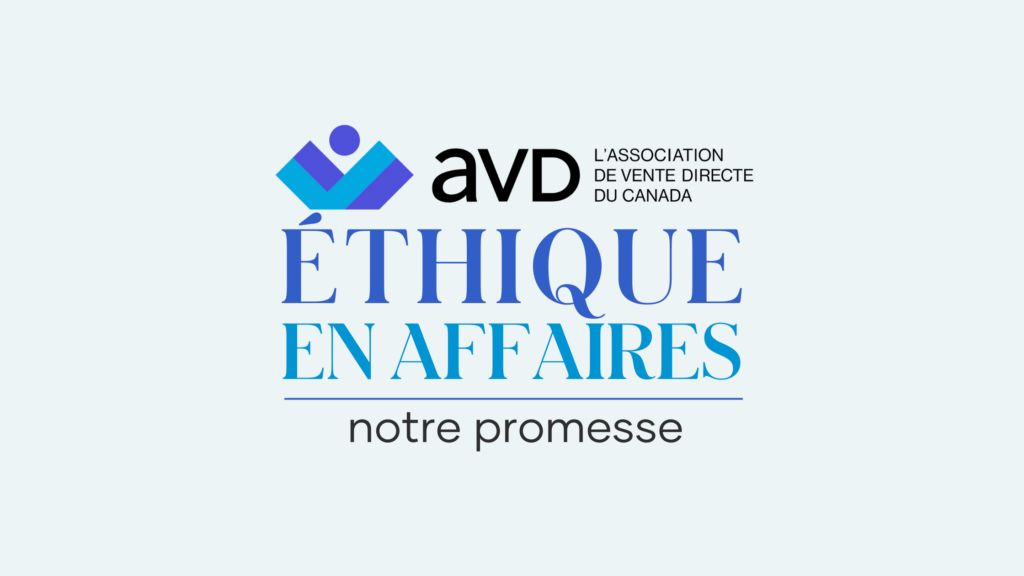 Shaklee est une entreprise membre de l’AVD et, à ce titre, Shaklee et les ambassadeurs indépendants Shaklee sont tenus de respecter les exigences du Code de déontologie de l’AVD. L’adhésion au Code de déontologie de l’AVD est une façon de mettre en pratique la Philosophie Shaklee.