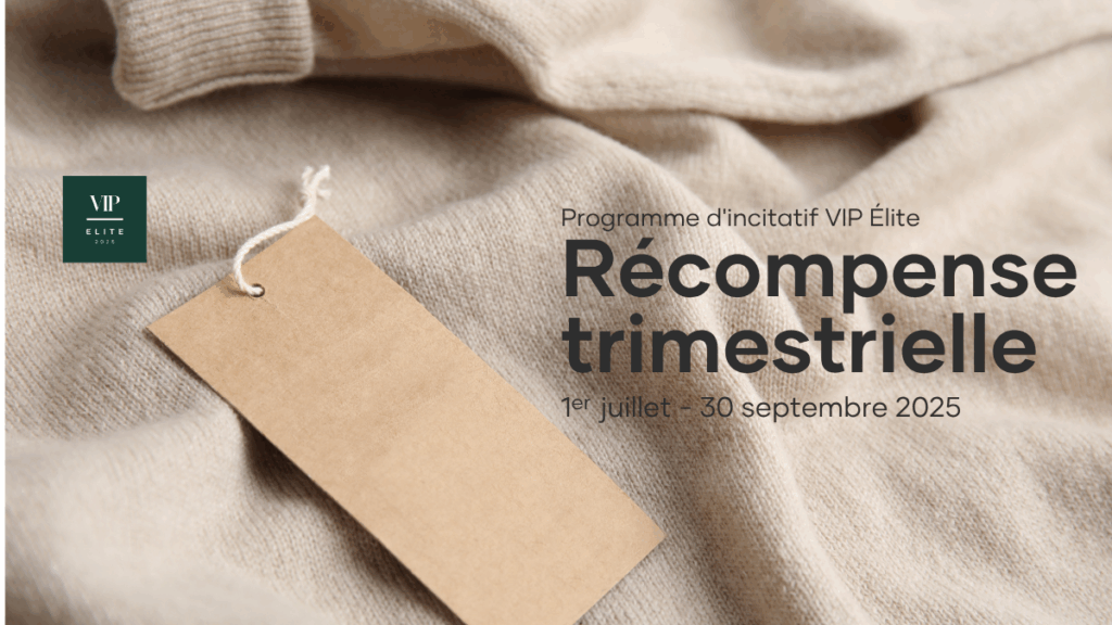 Méritez des cadeaux et des expériences de première classe chaque trimestre à mesure que vous progressez dans le programme VIP Élite avec le programme de récompenses trimestrielles.