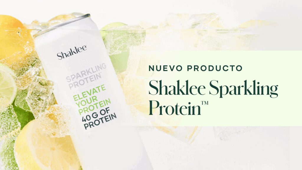 Disponible a partir del 1/10 – NUEVO Shaklee Sparkling Protein – un seltzer de proteína espumosa funcional, con patente en trámite, que ofrece 40 g de proteína de suero de próxima generación, reforzada con leucina y una mezcla completa de aminoácidos.