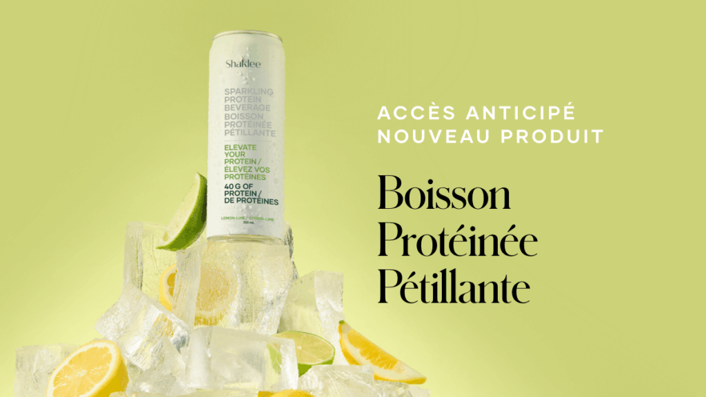 Accès anticipé limité – la NOUVELLE Boisson Protéinée Pétillante – Une boisson pétillante aux protéines en attente de brevet et fonctionnelle qui contient 40 g de protéines de lactosérum de nouvelle génération et un mélange complet d’acides aminés.