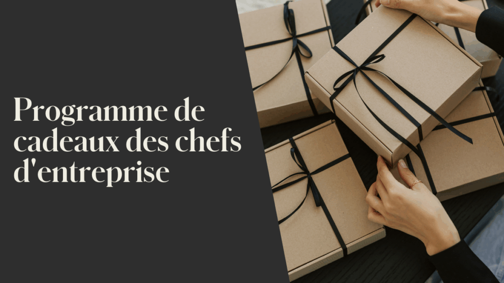 Développez votre équipe, appréciez vos clients et activez votre communauté avec le Programme de gestion des cadeaux des chefs d’entreprise.