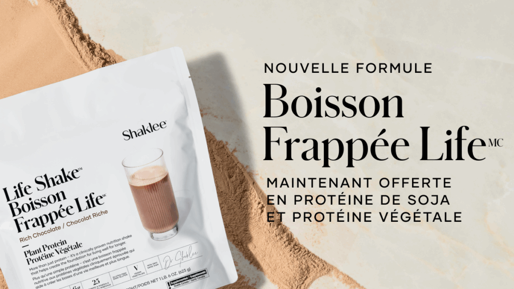 Offerte en Protéine Végétale et Protéine de Soja – la NOUVELLE Boisson Frappée Life PLUS une nutrition complète aide à créer les bases d’une vie bien plus longue.
