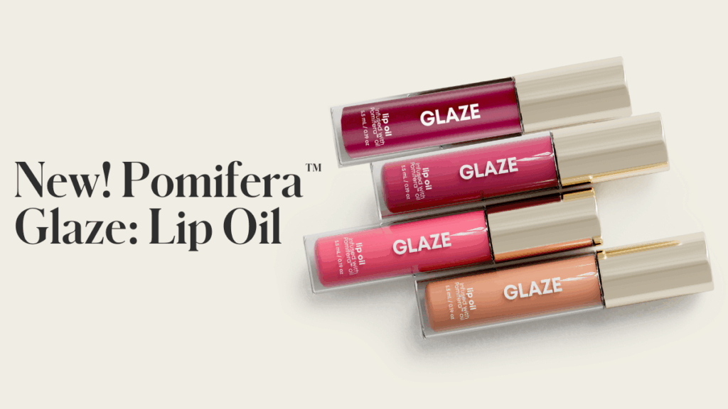 Just in time for fall, discover our new Pomifera™ Glaze: Lip Oils – available in 4 lightly tinted shades launching September 15.