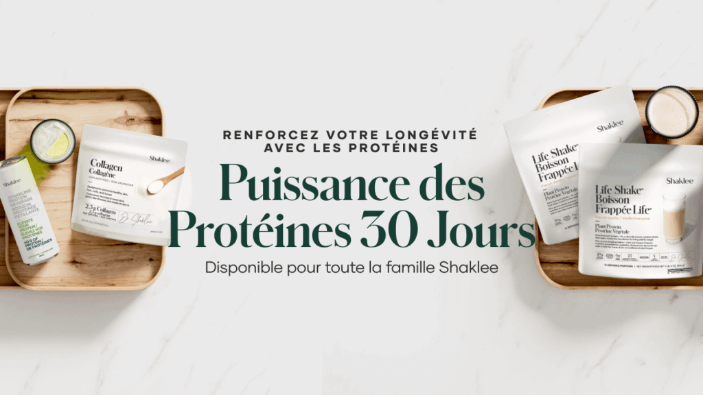 La Trousse Puissance des Protéines 30 Jours, auparavant disponible uniquement dans le cadre d’une nouvelle offre d’adhésion de membre, est maintenant disponible pour toute la famille Shaklee.