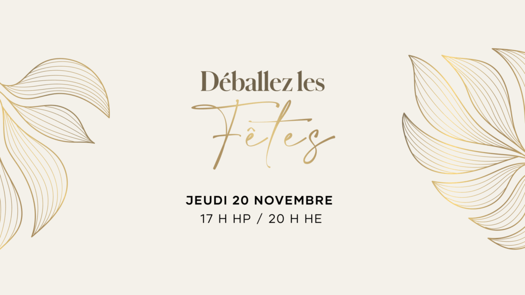Préparez-vous à rendre les Fêtes plus faciles, plus saines et beaucoup plus amusantes! Rejoignez-nous pour participer à l’événement Déballez les Fêtes: votre guide pour bien offrir – en direct le 20 novembre.
