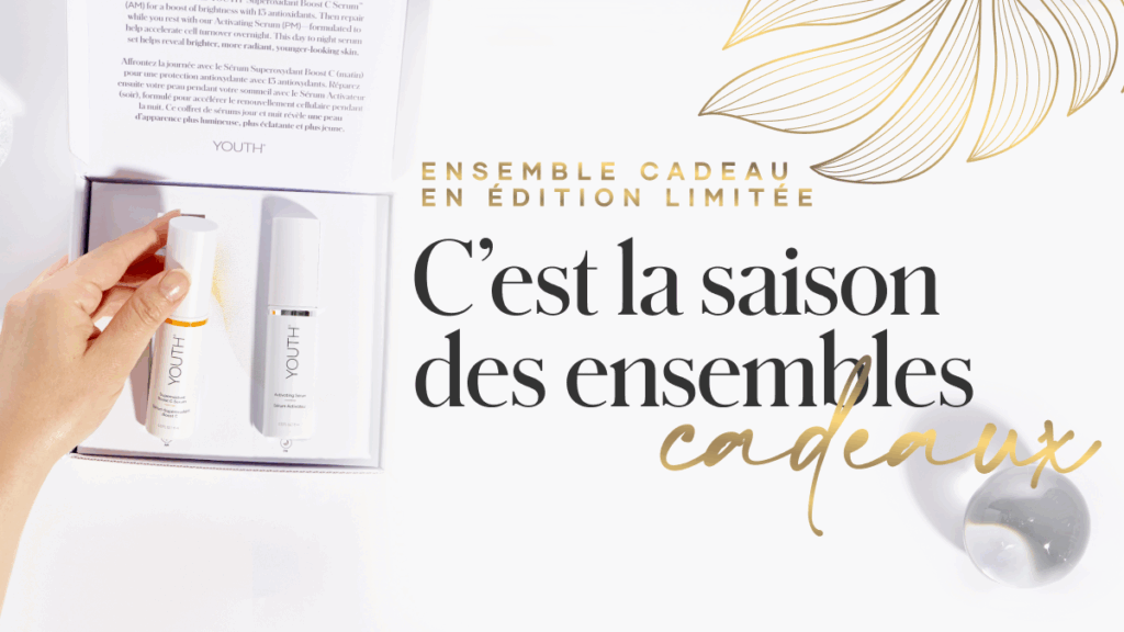 Tarifés et emballés pour faciliter les cadeaux, ces coffrets-cadeaux des Fêtes d’édition limitée offrent le moyen idéal pour vos clients de partager leur mieux-être avec les personnes importantes sur leur liste d’achats des Fêtes.