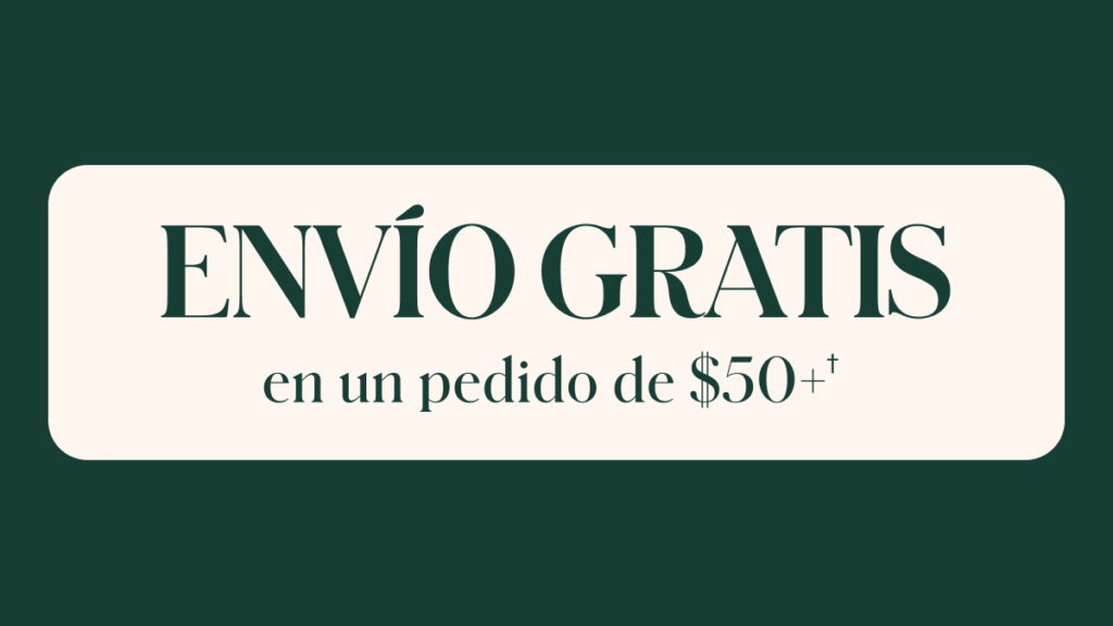 Disfruta de ENVÍO GRATIS en pedidos de $50 o más, del 26 al 29 de diciembre de 2025.