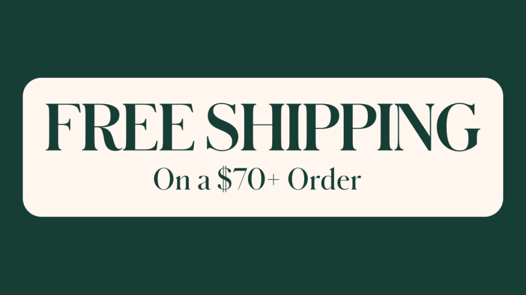 Shaklee is offering FREE SHIPPING on any order of $70 or more from December 26–29.