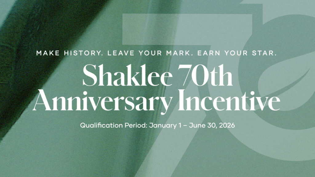 Celebrate Shaklee's 70th anniversary by earning your place on the Walk of Fame at our 2026 Nashville Conference!