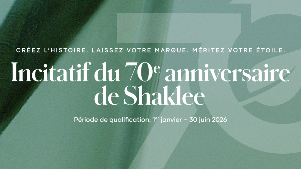 Célébrez le 70e anniversaire de Shaklee en méritant votre place dans l’Allée des célébrités lors de notre Conférence 2026 à Nashville!