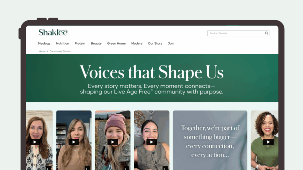 Voices that Shape Us - Shaklee Community Stories