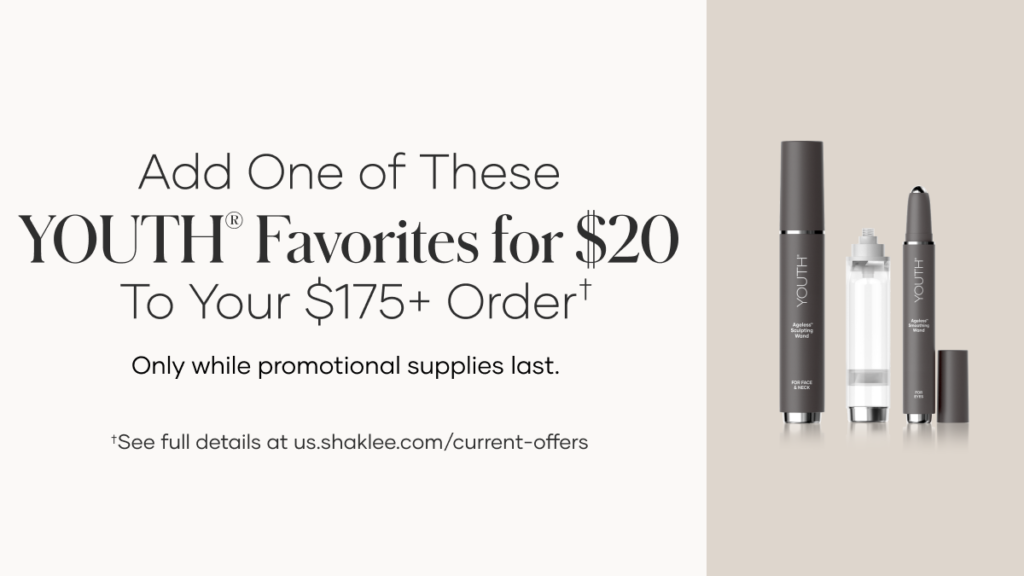 February just got more radiant—spend $175 and unlock your choice of a luxe YOUTH® skincare favorite for only $20, all month long.