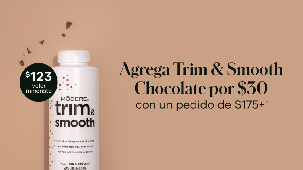 Marzo se puso más suave—gasta $175+ y obtén Trim & Smooth Chocolate por solo $30, todo el mes.
