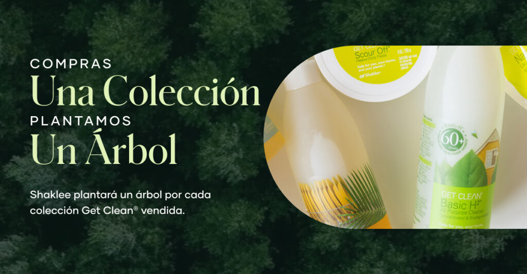 We’re saving the planet one tree at a time. For every Get Clean® Bundle we sell, Shaklee will partner with Veritree to plant a tree!