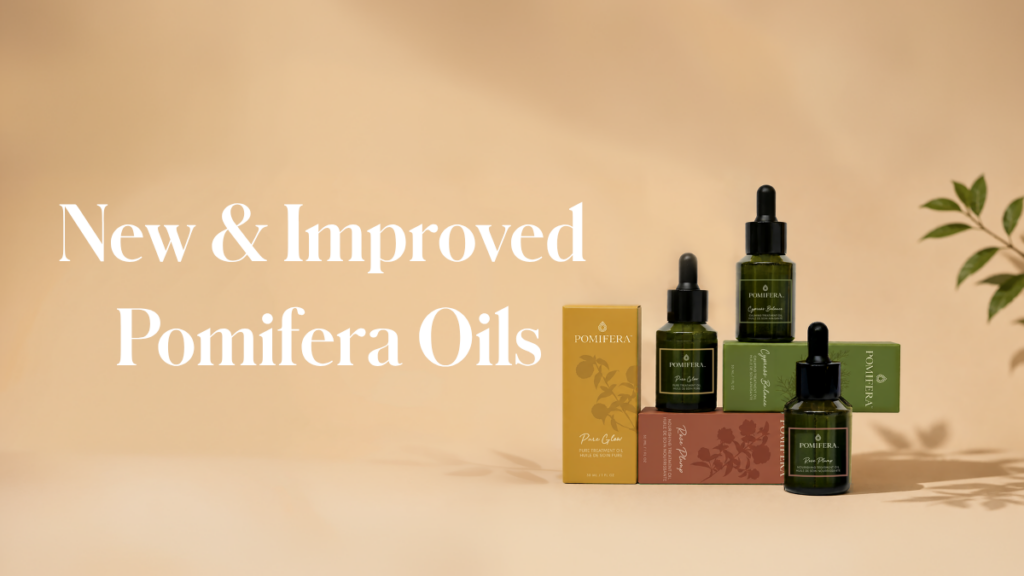 Meet new and improved Pomifera oils — three targeted treatment oils that give you an easy way to start a skincare conversation and turn it into sales.