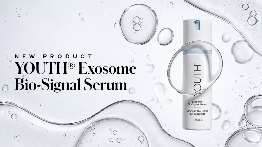 Meet YOUTH Exosome Bio-Signal Serum, the next chapter of the BioAge story. Just as you can upgrade your biology to support a younger biological age, you can now support your skin's biology* to help improve how it looks and performs.